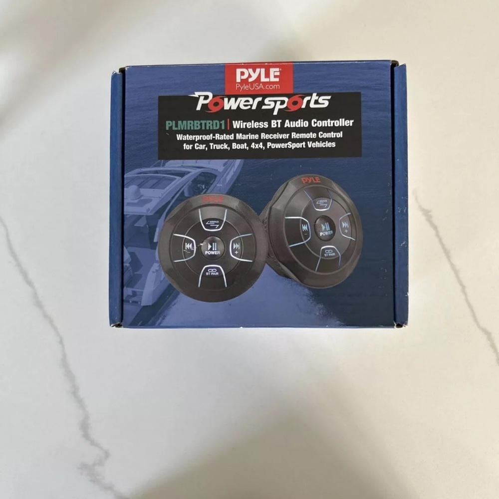 Pyle Wireless  Controller - Waterproof-Rated Marine Receiver Remote Control